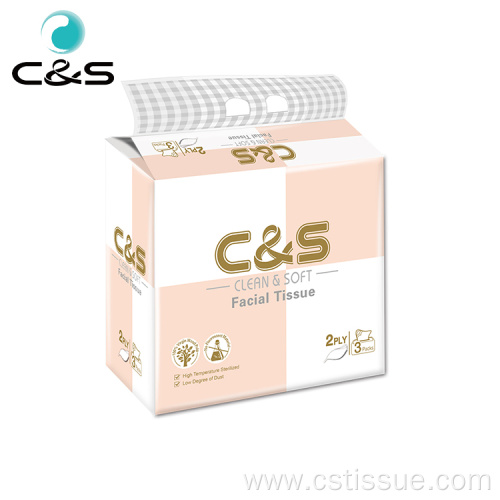 Biodegradable Soft Pack Facial Tissue